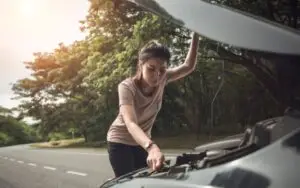 Car Breaks Down on the Road